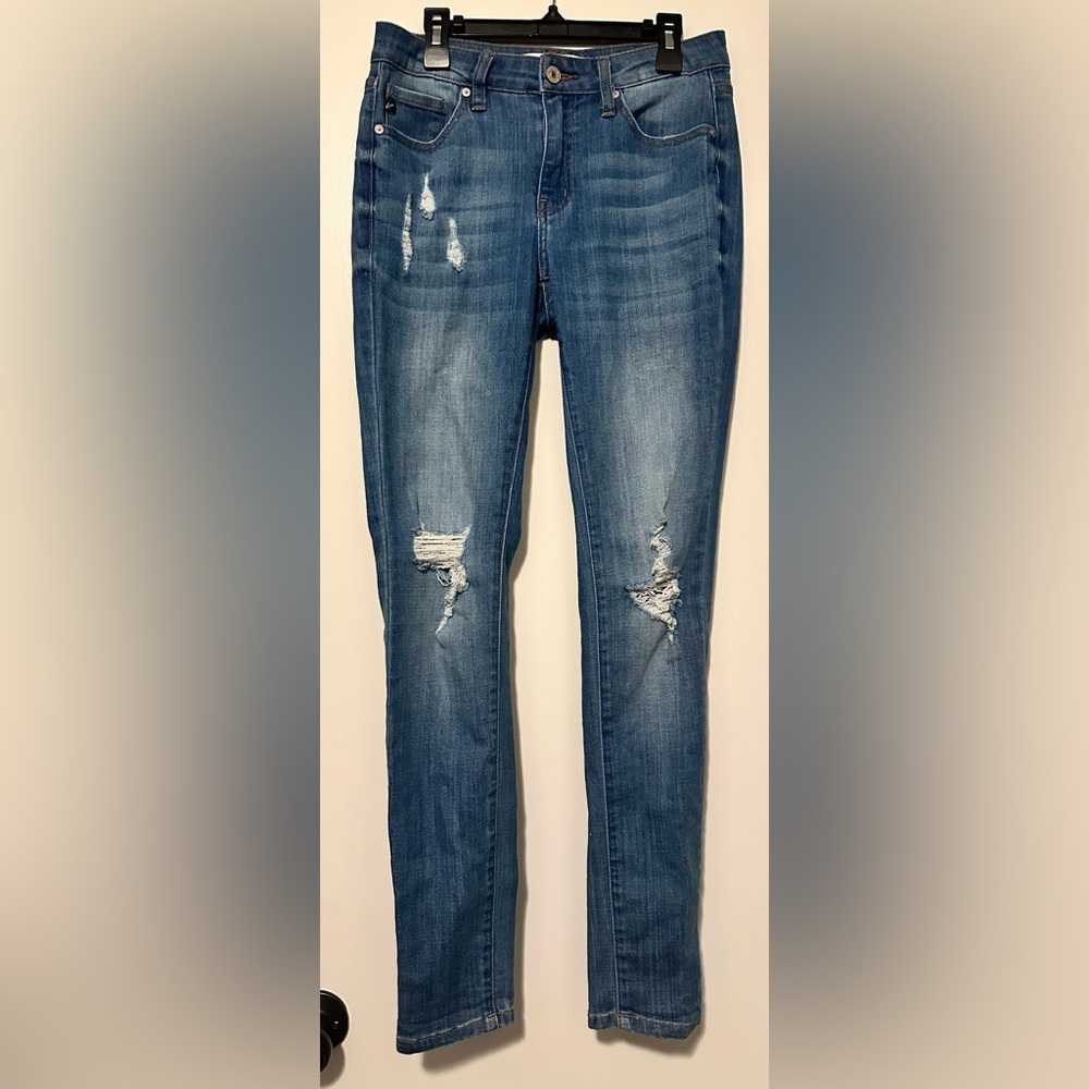 Kancan skinny distressed jeans size 5/26 - Picture 1 of 8